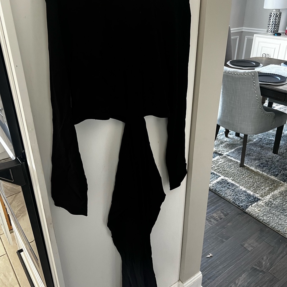 Black Long Sleeve Cut Out Dress